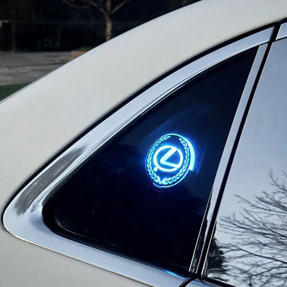 Logo auto a LED ricaricabile - Effetto luce al neon